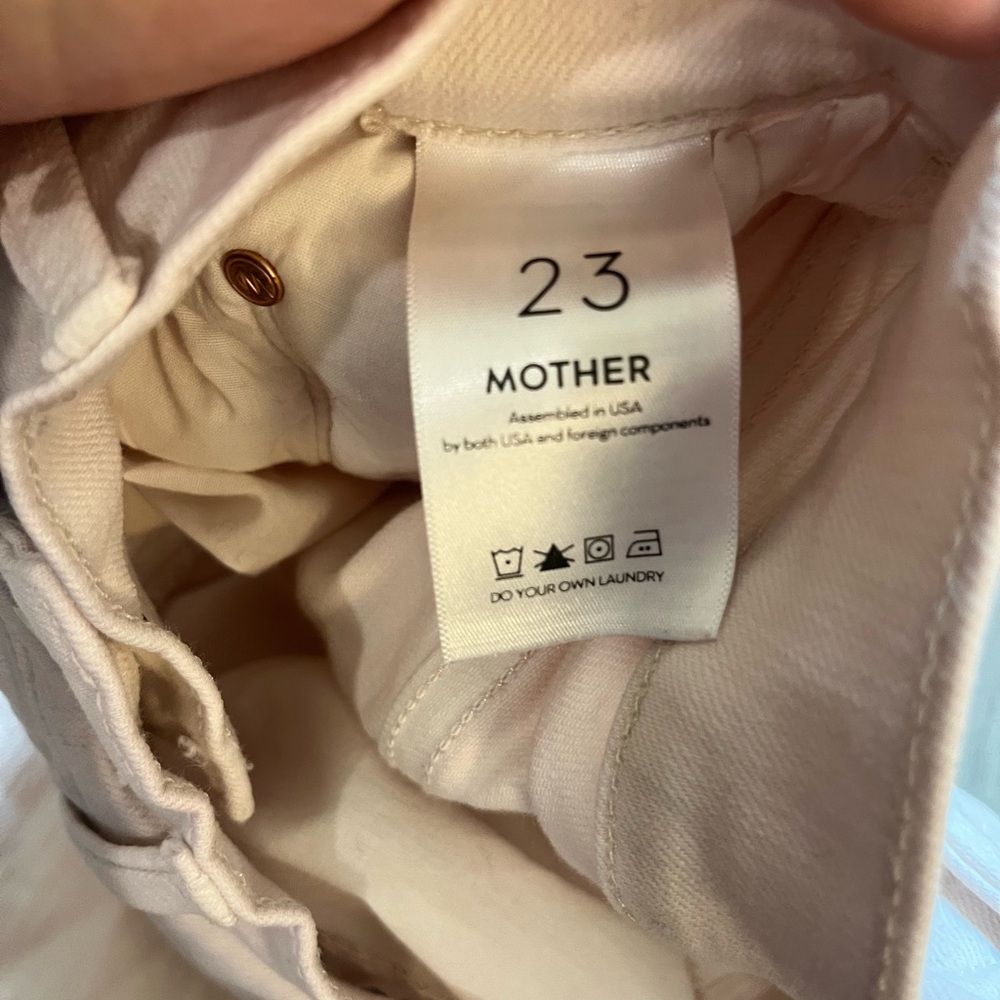 Mother jeans in light pink/white size 23 - Picture 6 of 6